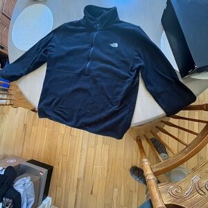 The North Face Black Half-Zip Fleece Pullover